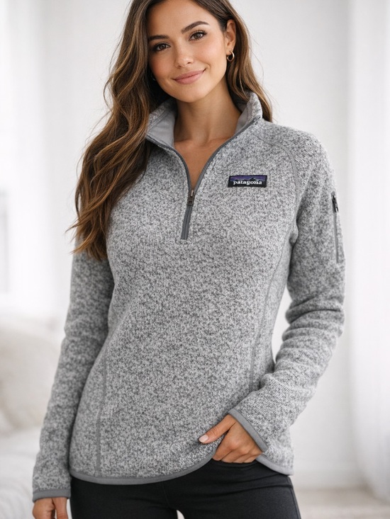 Patagonia Tops - Patagonia Better Sweater 1/4 Zip Pullover Gray Women’s Small